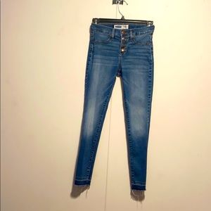 old navy dark wash jeans